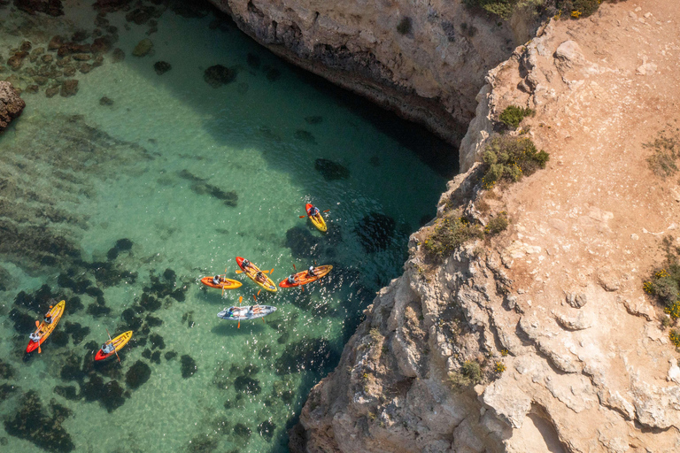 Albufeira Marina: Benagil Cave to Marinha Beach Kayak Tour