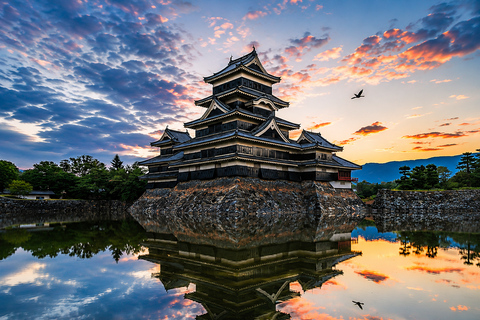 From Nagoya: Kamikochi & Matsumoto Private Transport Nagoya Transport Route | Up to 6 Guests