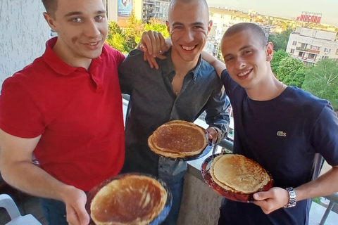 Cooking Class in Sofia: Sourdough Pancakes, Wine & Culture