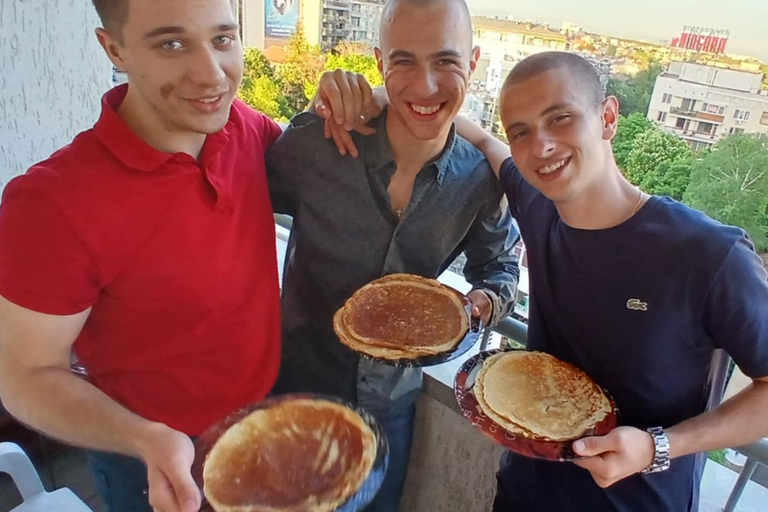 Cooking Class in Sofia: Sourdough Pancakes, Wine & Culture