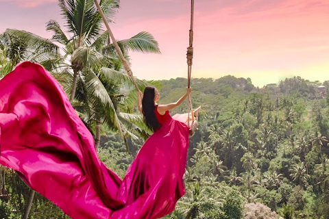 Ubud Signature Experience: Swing, Waterfall & Coffee Ticket Swing & Entrance fees Included