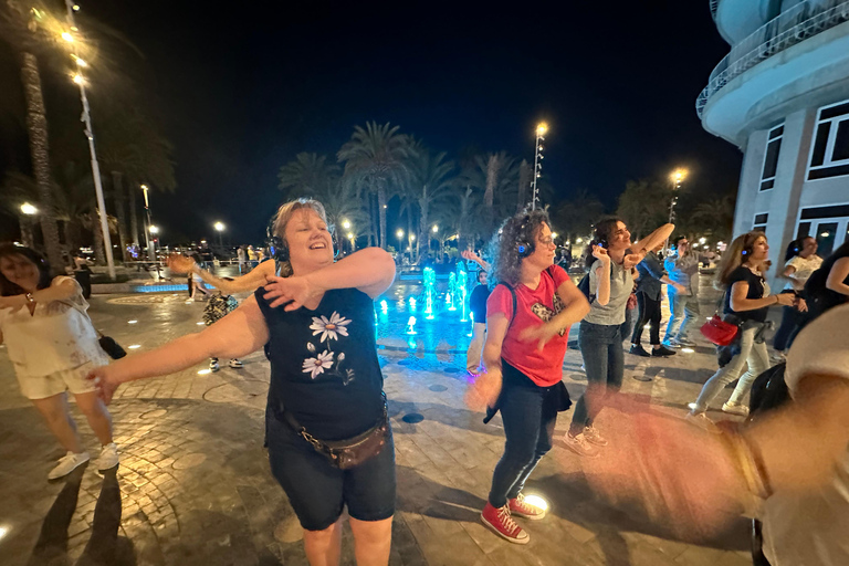 Alicante: BAILALOPARTY/ Silent Party Walking Tour