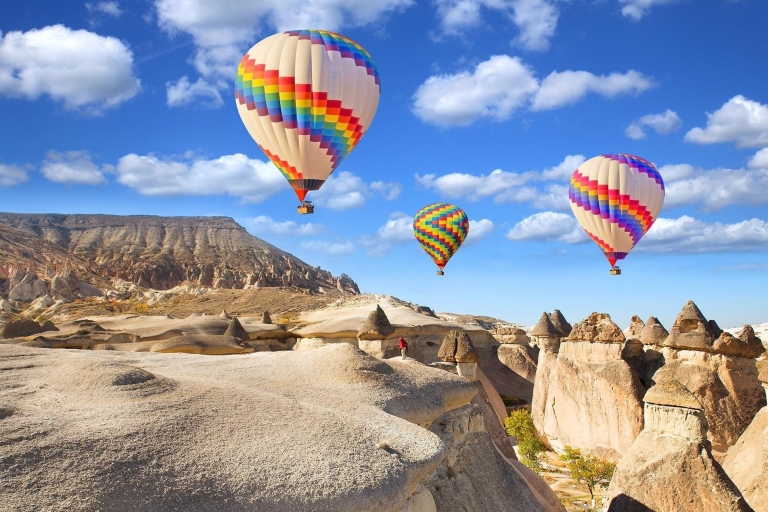 Cappadoce : Tour privé d'observation des montgolfières au lever du soleilObservation des ballons en groupe partagé