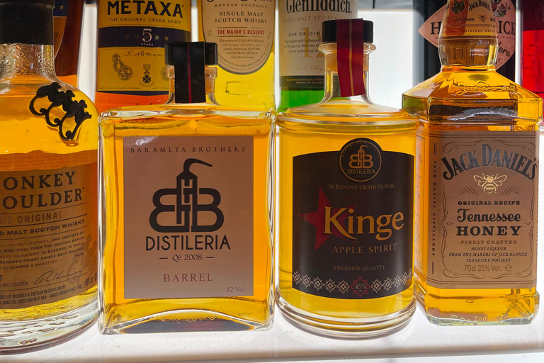 Golem/Distillery Tour/Raki Tasting/AlbanianMeze/with Pick-up