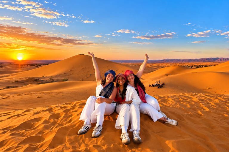 Marrakech: 3-Day Student Sahara Tour With Camp and Quad Adventure Pick: Luxury Camp & Sunset ATV Ride