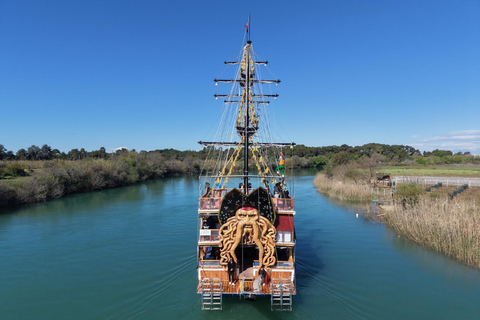 Side: Mediterranean Boat Trip to Dolphin Island Side: Dolphın Island Boat with Hotel Transfer