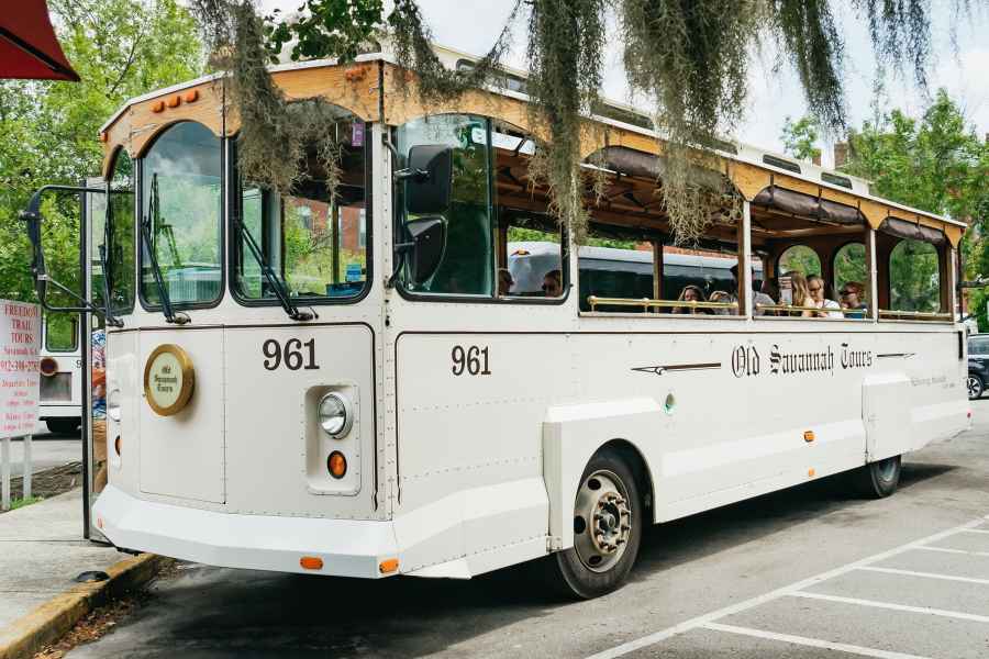 Savannah: Historische Sightseeingtour per Trolleybus. Foto: GetYourGuide