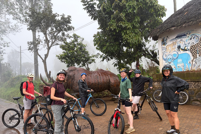 From Moshi: Kilimanjaro Mweka Gate Guided Cycling Tour