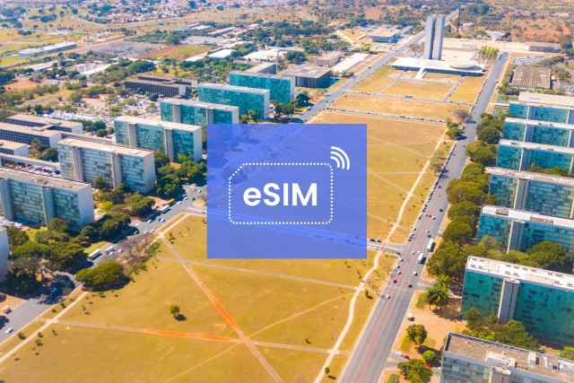 Visit Brasília Brazil eSIM Roaming Mobile Data Plan in Brasília, Brazil