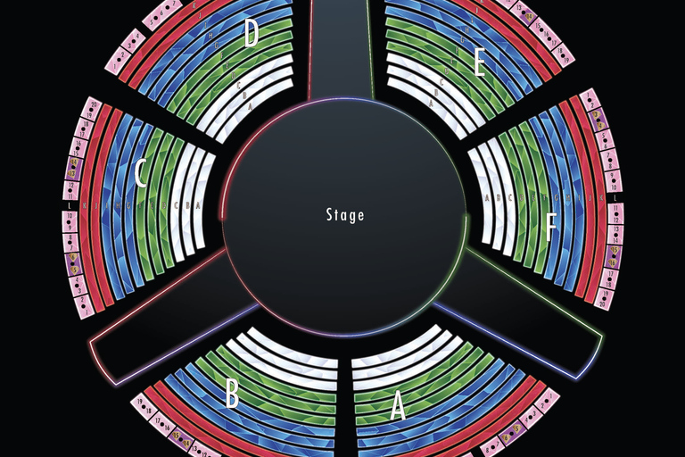 Las Vegas: Awakening Show Ticket at the Wynn Seats in Ruby Rows J-K