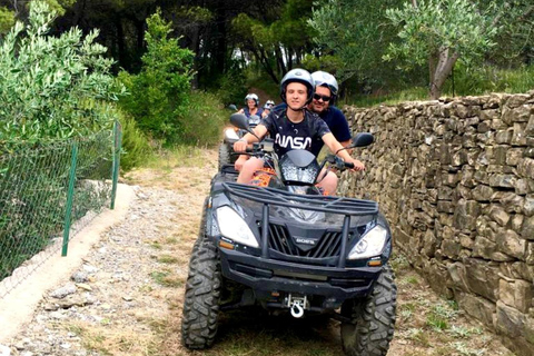 Split: ATV Quad Tour Adventure with waterfall swimming Tandem Ride