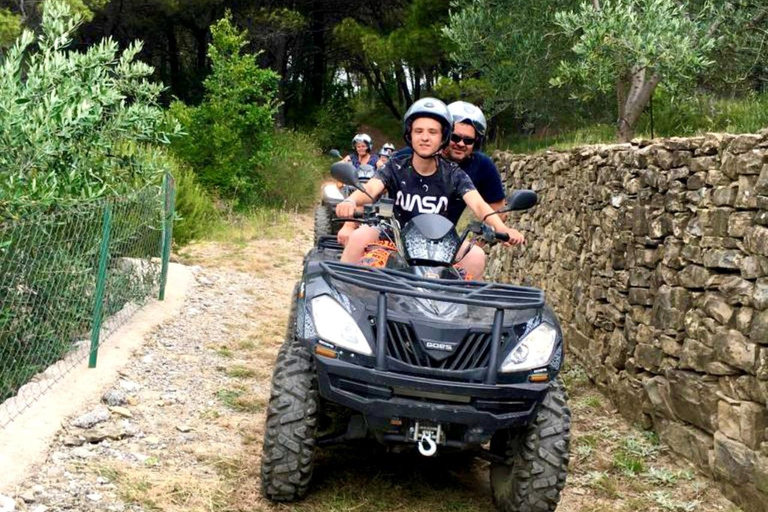 Split: ATV Quad Tour Adventure with waterfall swimming Tandem Ride