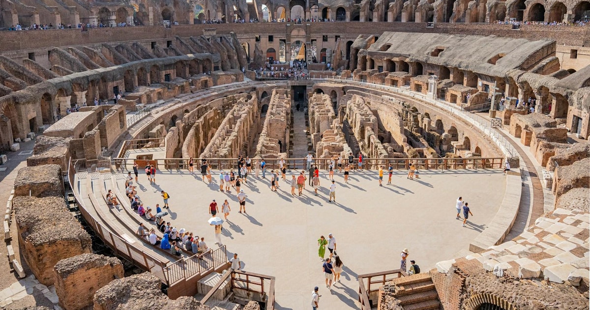 Rome: Colosseum met arena, Palatijnse heuvel en Forum Tour | GetYourGuide