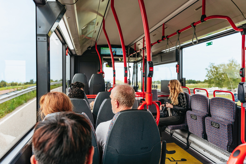 Amsterdam: Trasferimento in autobus espresso dall&#039;aeroporto a/da il centro cittàTransfer aeroportuale espresso di andata e ritorno per la città (valido 14 giorni)