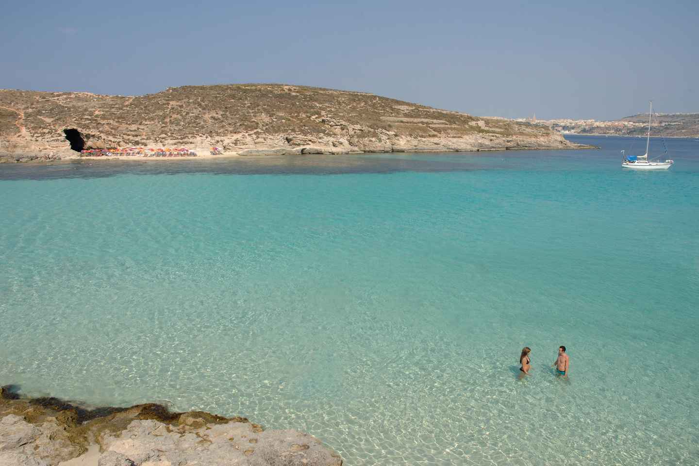 Desde Sliema o Bugibba: Ferry dos islas a Comino y Gozo