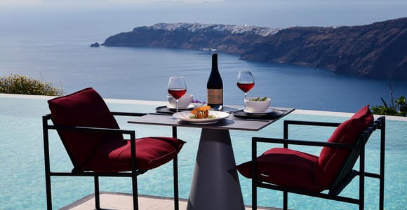 Imerovigli: Premium Wine Tasting with Caldera and Sea Views