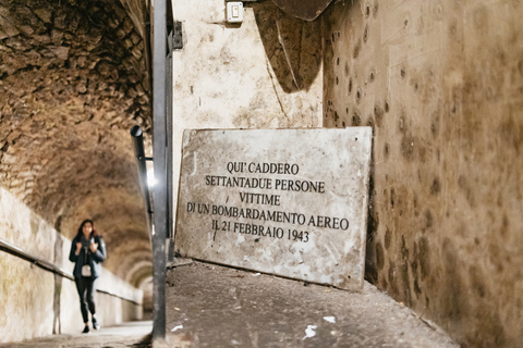 Naples: Naples Underground Entry Ticket and Guided Tour Guided Tour and Pizza