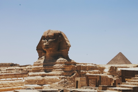 Tussenstop: tour naar de piramides van Gizeh en de sfinx vanaf de luchthaven van Caïro