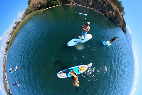 Ohrid: Stand Up Paddleboarding Tour with Landmarks &amp; Photos