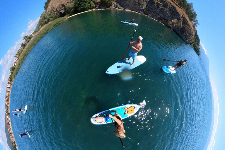 Ohrid: Stand Up Paddleboarding Tour with Landmarks &amp; Photos