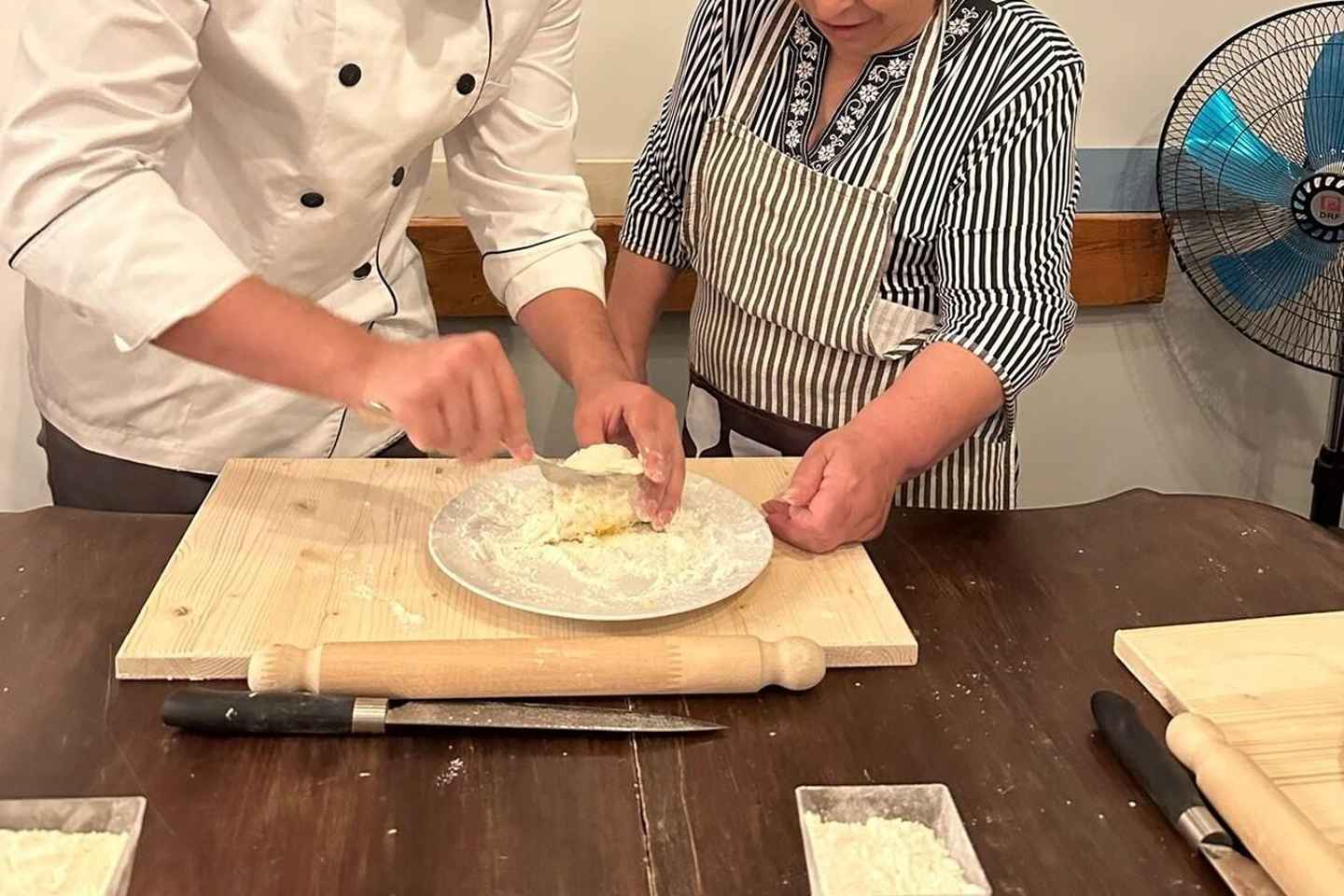 Vatican Pasta Class with wine and tiramisù