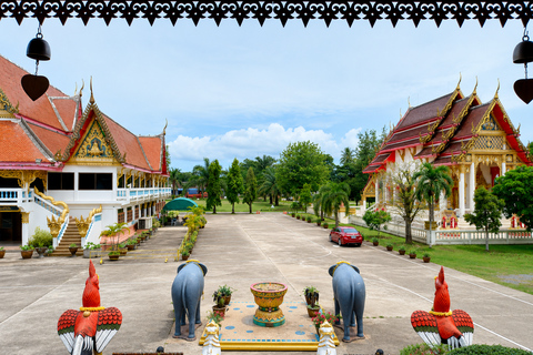 Khao Lak: Bamboo Rafting, Turtle Center & Temple Tour