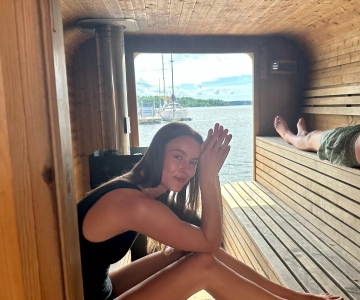 Oslo: Samoobsługowy bilet do pływającej sauny