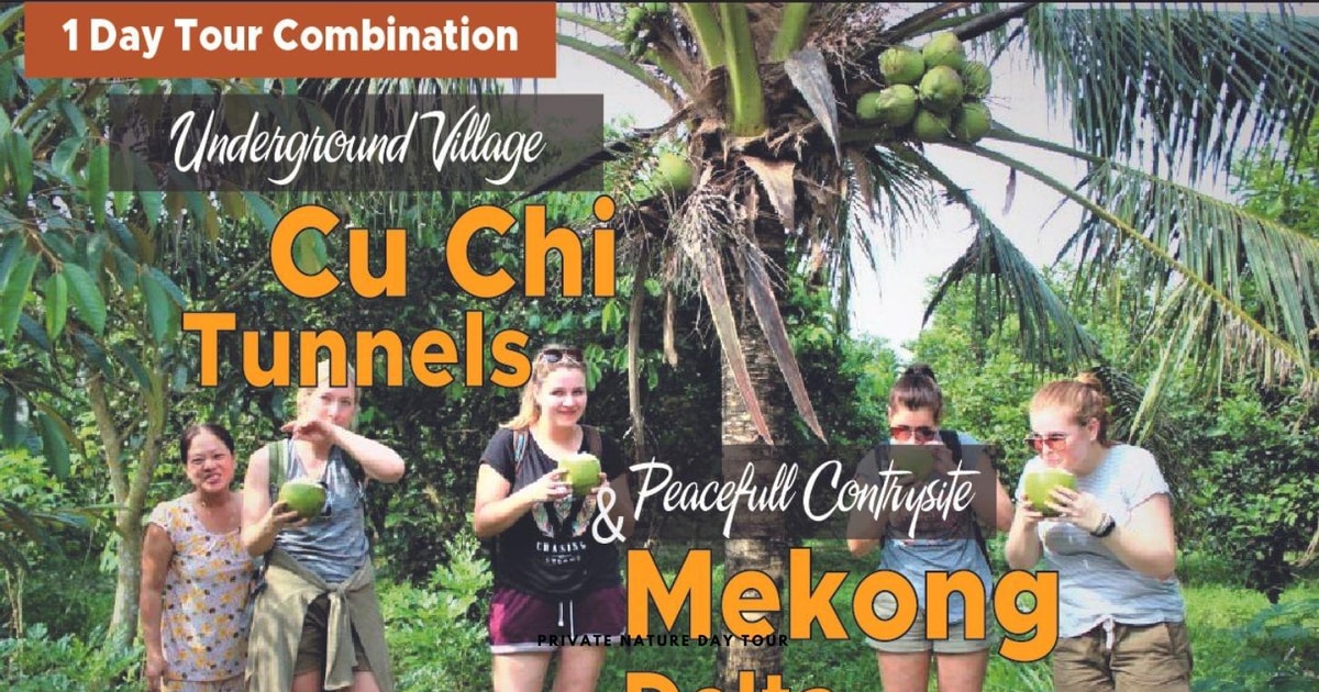 Excursion d'une journée aux tunnels de Cu Chi et dans le delta du