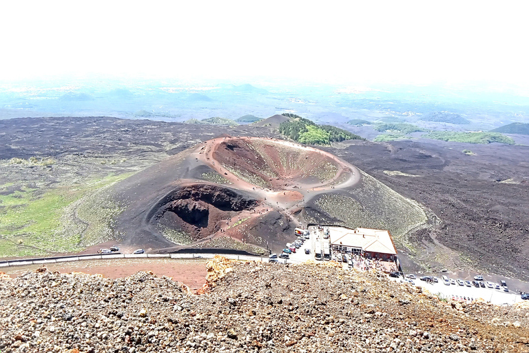 Från Taormina: Rundtur på Etna med matupplevelse och vinprovning