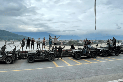 Hai Van Jeep Adventure with beachside lunch and waterfalls