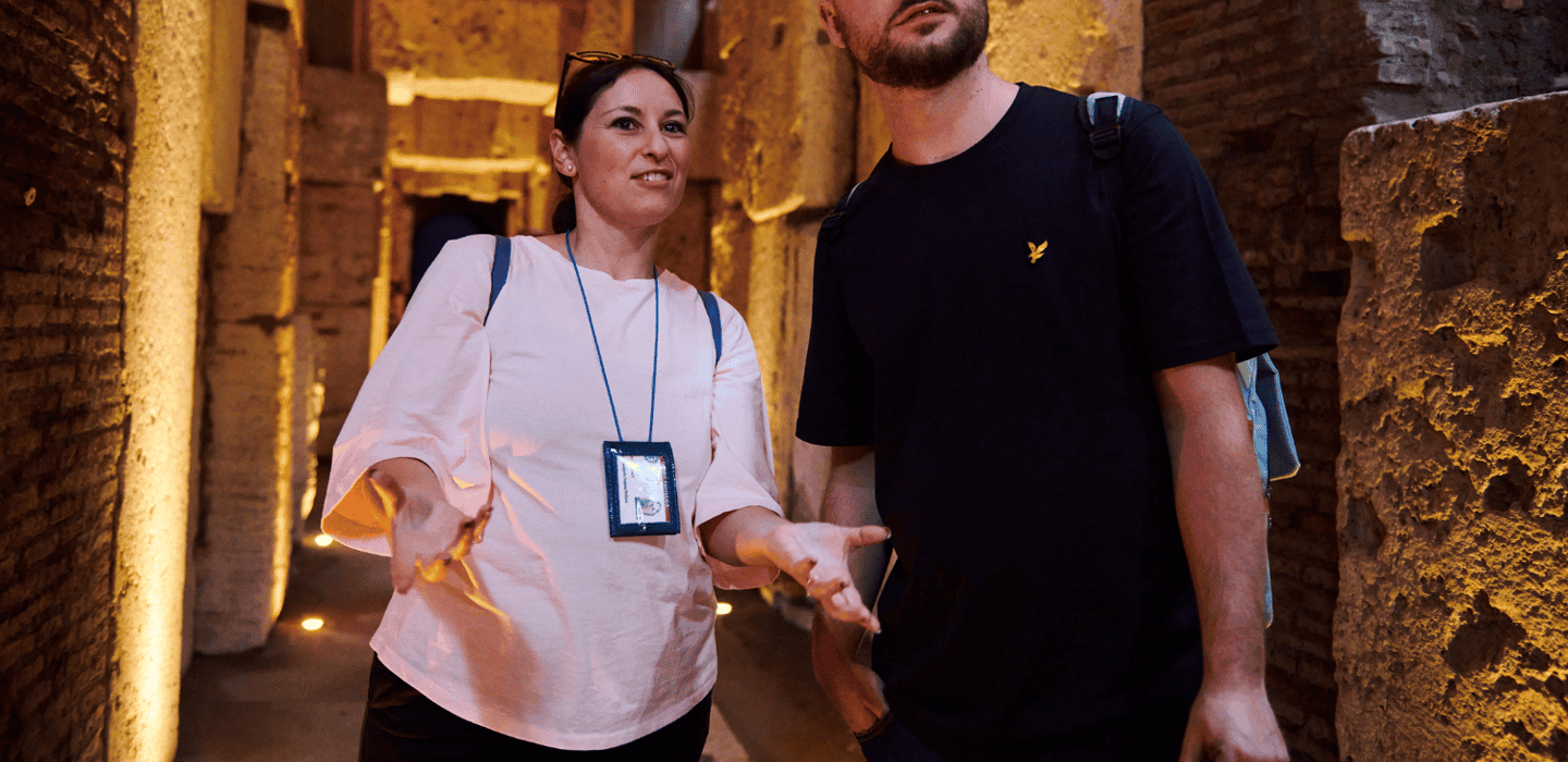 Rom: Exklusive Kolosseum Untertage und Forum Romanum Tour