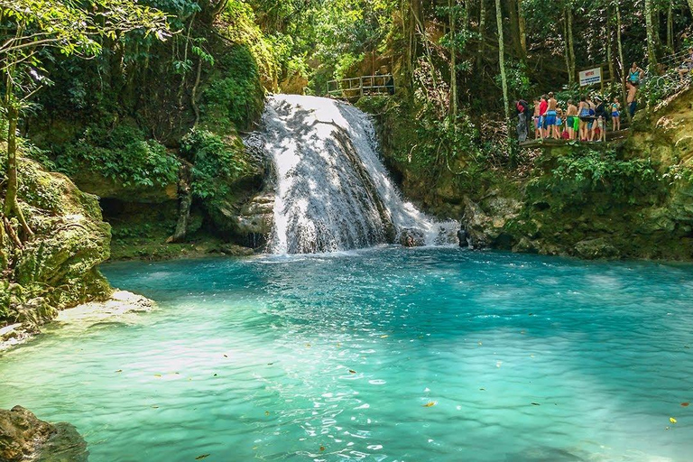 From Montego Bay: Blue Hole Waterfall Experience Standard option