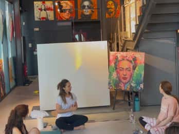 Art&Yoga + Cheese&Wine