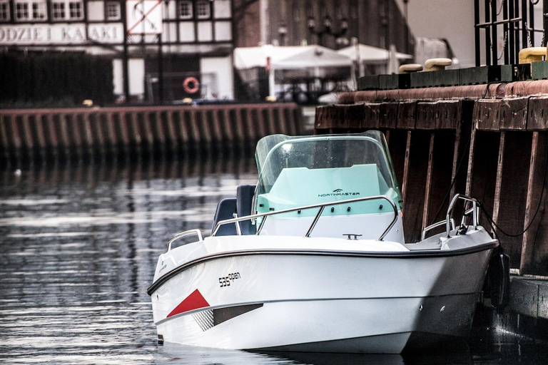 Gdańsk: Private Self-Drive Electric Boat Rental (No License)