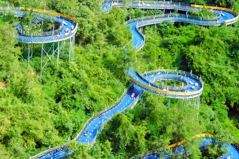 Hangzhou to OMG Park: Private Ride, Drift & Cave Tour