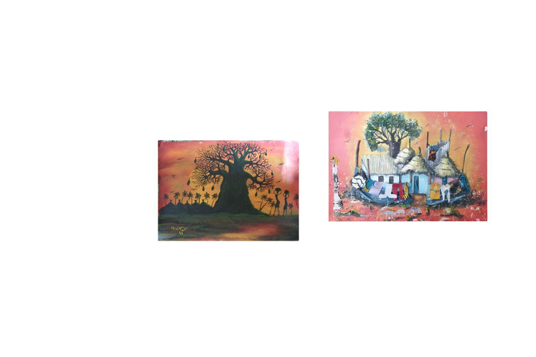 Lake Retba: Traditional-motif painting workshop + tea + pool access