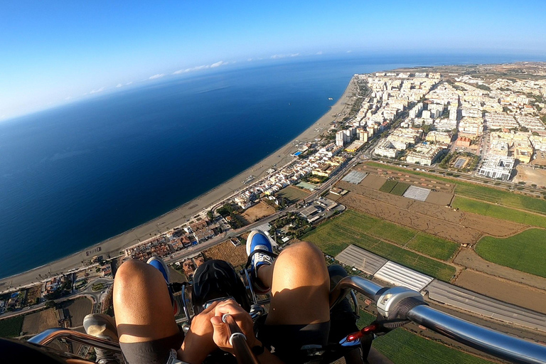 Paratrike flight in Malaga