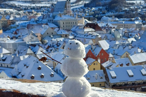 Vienna: Transfer to Prague via fabulous Cesky Krumlov