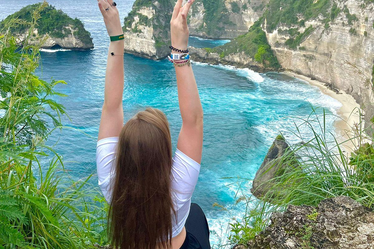 From Bali: Private Tour Highlights East and West Nusa Penida Meeting Point at Sanur Harbour