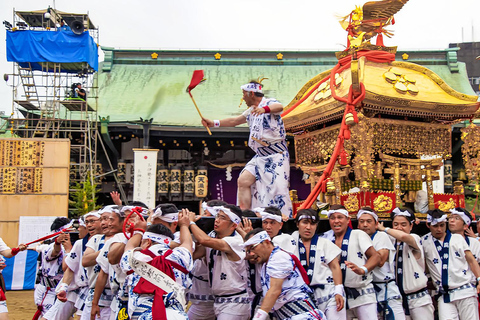 From Osaka/Kyoto: Tenjin Matsuri Fireworks&Yukata Experience From Osaka (Men's Yukata Experience)
