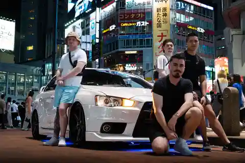 東京：【ランサーEvo】JDMツアー／大黒カーミート英語ガイド
