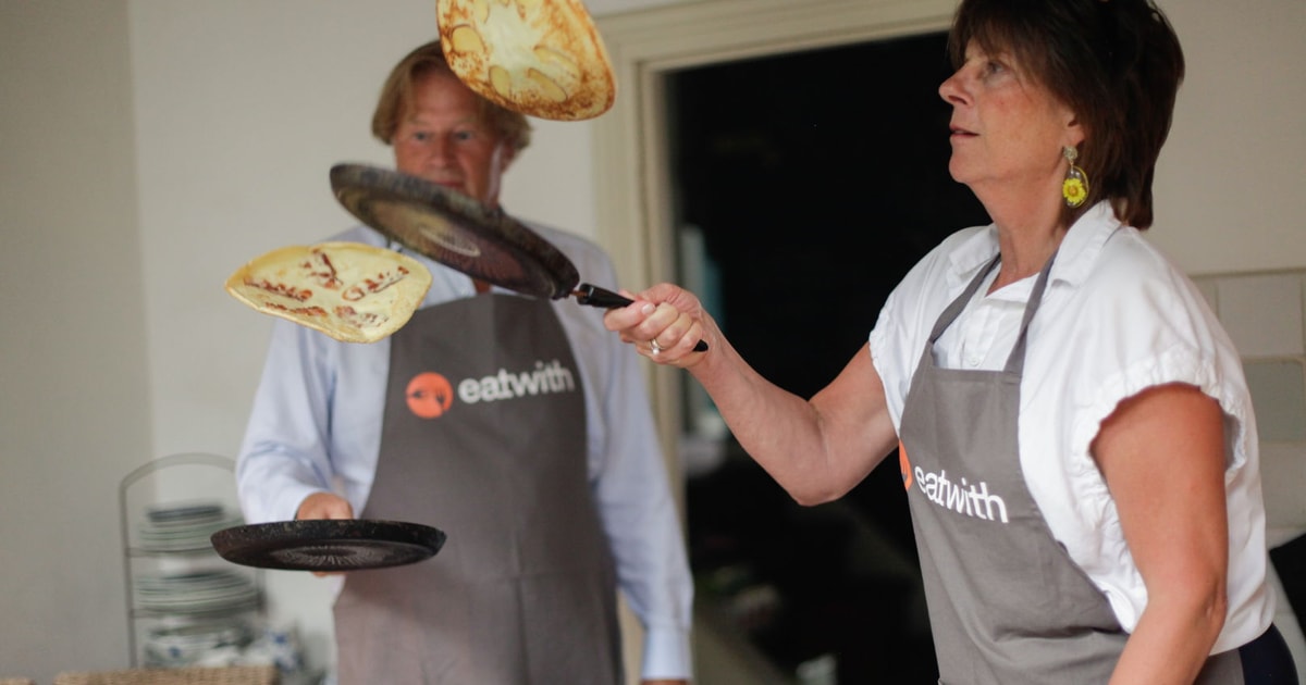 Apprenez à faire des crêpes hollandaises dans un magnifique canal d