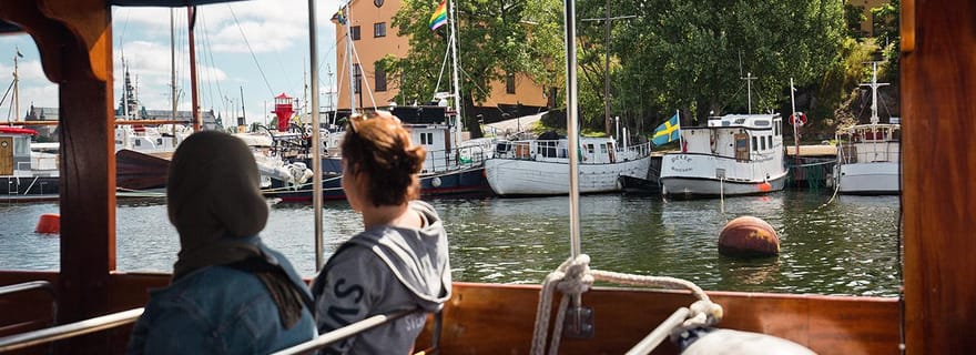 Stockholm : Visite guidée de la ville avec canal classique