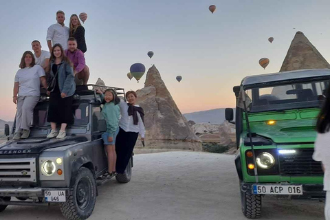 Vanuit Cappadocië: Jeepsafari (Per Persoon)Cappadocië Jeepsafari - Zonsopgang tour