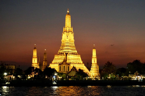 Bangkok: Highlight Tuk-Tuk, Canal Tour, Food Tour & Wat Arun