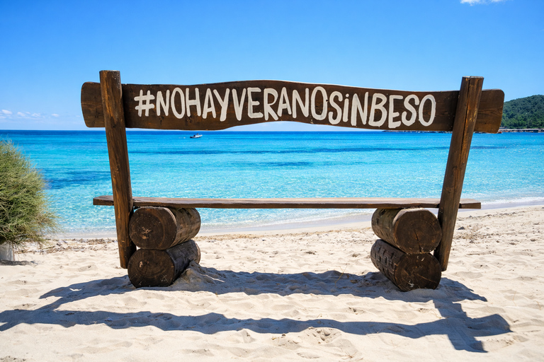 Ibiza: Formentera Boat with Open Bar, 3 meals & Sunset Party ADVANCE: Standard selection of food & open bar option