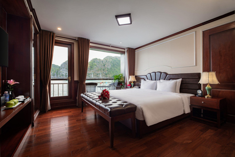 Hanoi: 2-daagse Halong-Lan Ha Bay BESTE VERKOOP 5* cruise balkon