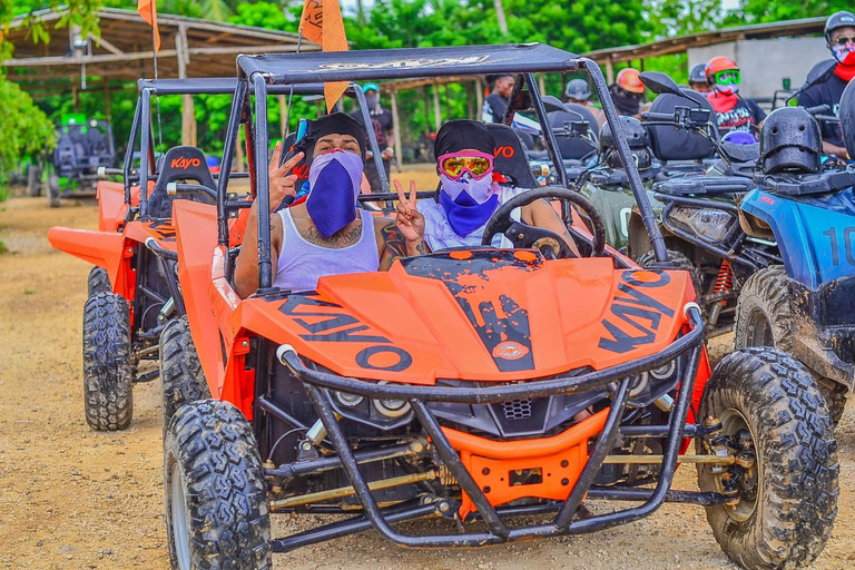 ATV and Buggy Excursion 4x4 in Punta Cana with Water Cave Shared ATV