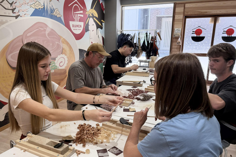 Osaka Castle Area Chopstick-Making Workshop with Souvenir