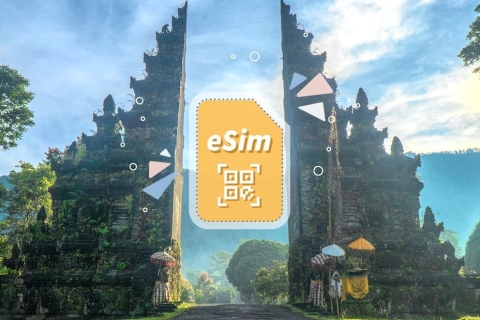 Indonesien: eSim Mobile Datenplan1GB/3 Tage für 8 Regionen
